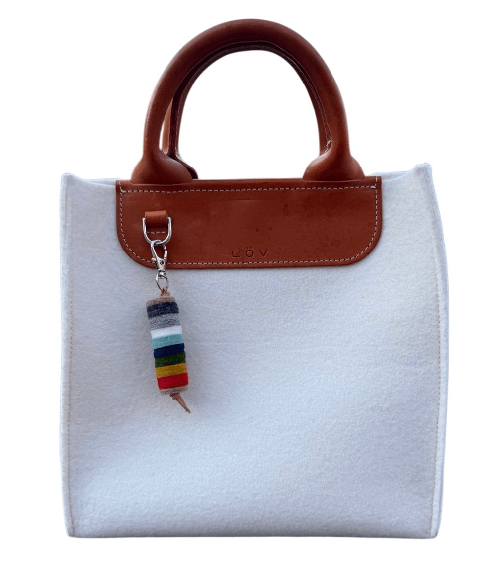 Lov Felt and Leather Tote